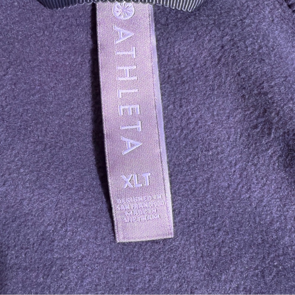 Athleta Triumph Hoodie Sweatshirt Womens Light Fog Grey - Picture 9 of 14